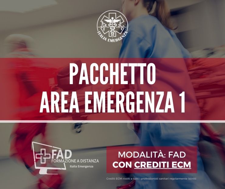 PACCHETTO FAD AREA EMERGENZA 1 CON ECM - EDIZIONE 2023